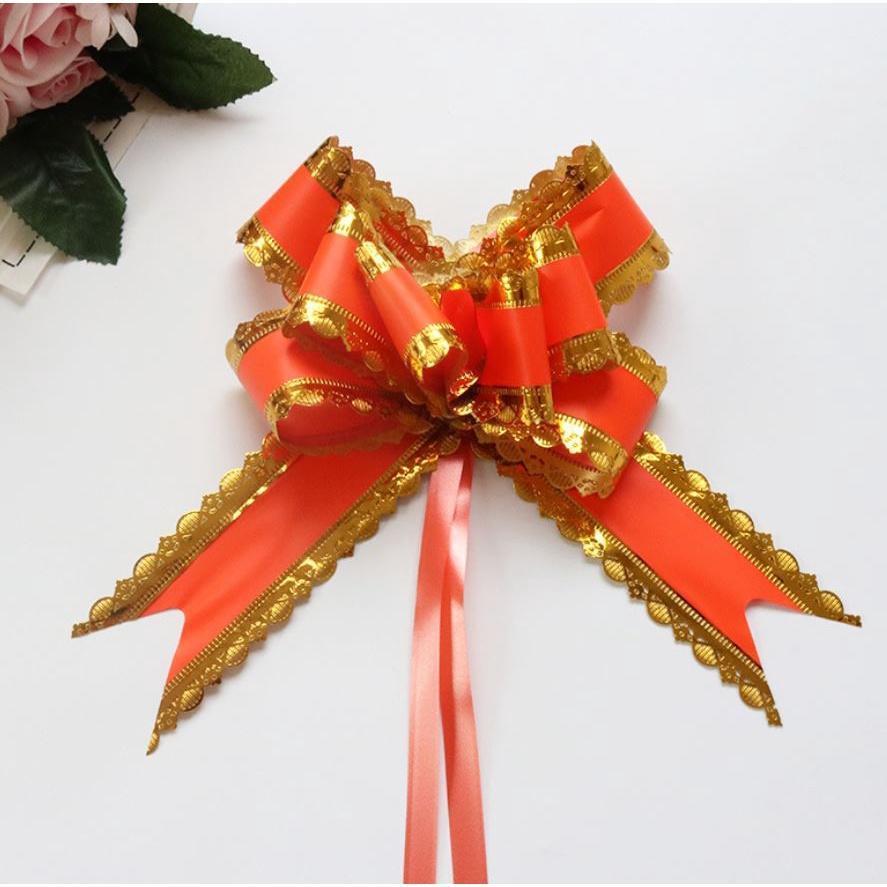 5pcs Pull Bow Ribbons Wedding Birthday Party Decor Birthday Gift Packing Romantic Home Car Decor DIY Pull Flower(704L) - Image 12
