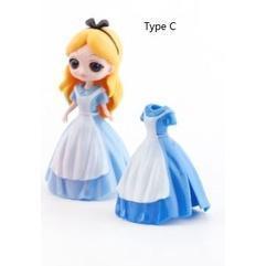 Disney Q Version Frozen Anime Figures Princess Change Clothes Dolls Dress Action Figures Kids Toys Cake6款换装公主艾莎白雪(1688L) - Image 7
