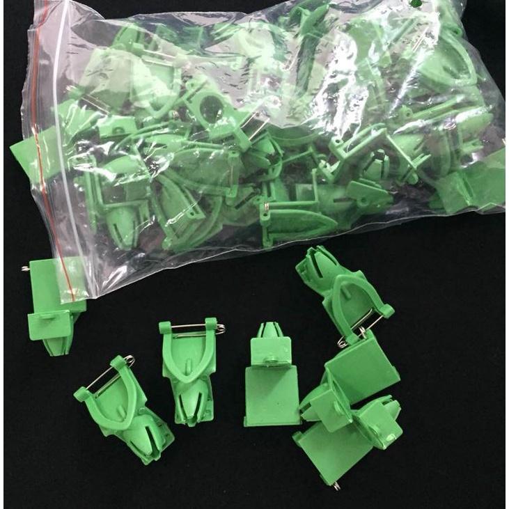 5pcs/10pcs Fashion Wedding Prom Family Corsage Flower Buttonhole Clip Pins Green Corsage Broach Brooch Pin DIY(1385L) - Image 8