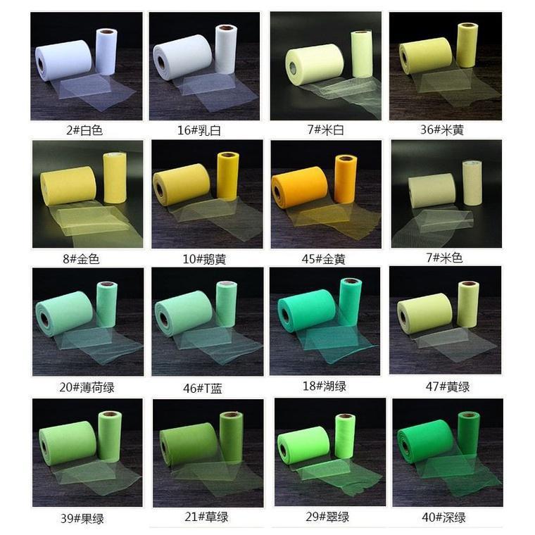 Mesh Tulle Roll 15cm 100 yards DIY Tutu Skirt Gift Wrapping For Birthday Baby Shower Christmas Wedding Party(531L) - Image 5