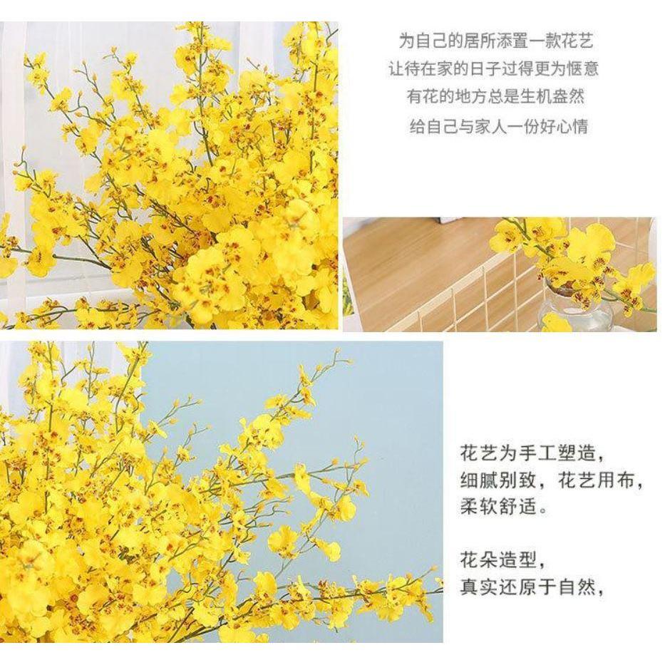 Dancing Lady Orchid silk flower artificial flower oncidium Living room and bedroom decoration (666L) - Image 3