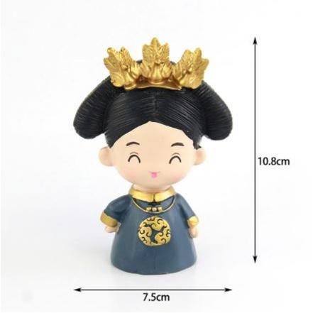Chinese style birthday King Queen Acrylic Cake Topper Cartoon Girls Boy Happy Birthday Cake Topper(947L) - Image 4