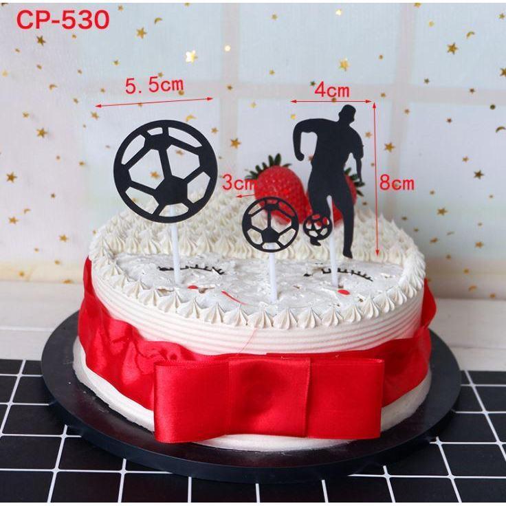 New Football Cake Topper Creative Soccer Kids Happy Birthday Cake Flags For Boys Birthday Sports Party DIY(1134L) - Image 10