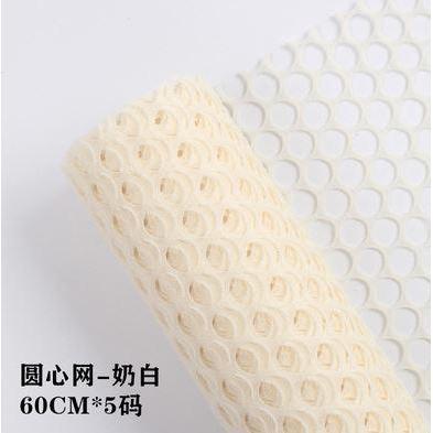 1roll Color Korea Round Heart Scrapbook Gauze DIY Handmade Tissue Paper Flowers Bouquet Wrapping Paper Florist (1160L) - Image 9
