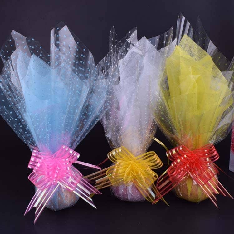 2pcs 43x43cm/53x53cmTransparent Opp Plastic Bag For Dolls Toy Packaging Small Heart Gift Bag Party Candy Fruit(1955L) - Image 4