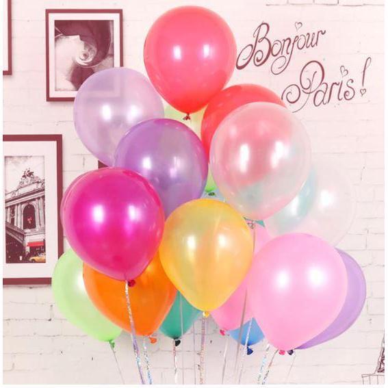 100pcs balloons 10inch 1.5g Latex Helium balloon Thickening Pearl party balloon Party Ball kid child toy (460L) - Image 4