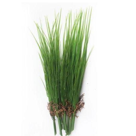 45cm Artificial Onion Straw Bundle Plastic Plant Branches And Leaves Wall Material Garden Home Potted Decoration (1284L)