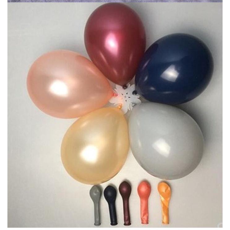 100pcs 5inch Burgundy Latex Balloons Mini Dark Blue Party Globos Baby Shower Wedding (590L) - Image 2