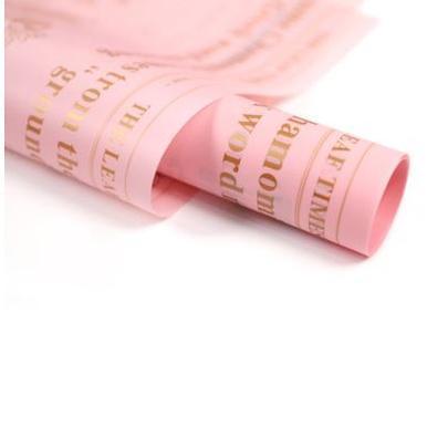 60*60cm Newspaper English Alphabet Waterproof Flower Wrapping Paper Bouquet Gift Crepe Paper Flower Packaging(1348L) - Image 8