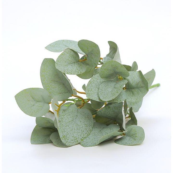 Simulation 5 branches money leaf silk eucalyptus round leaf artificial plants WeddingFlowerArrangementLeavesDecor(1289L) - Image 10