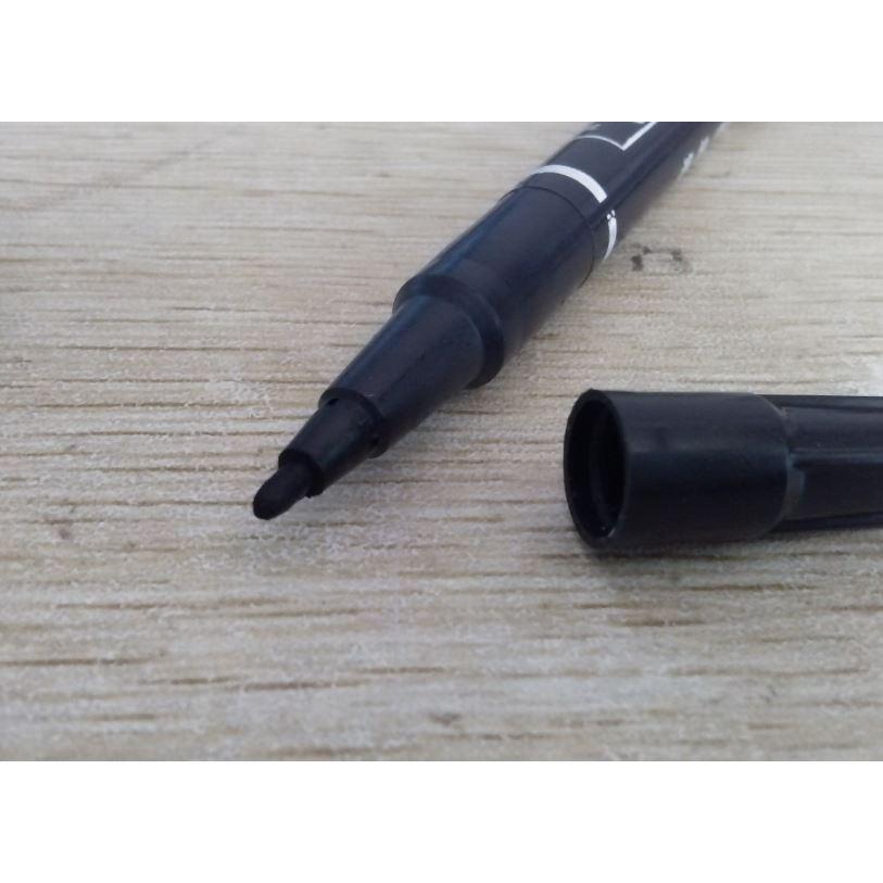 1pc Oily Small Double-headed 120 Black Marker Pen paint pens(1697L) - Image 5