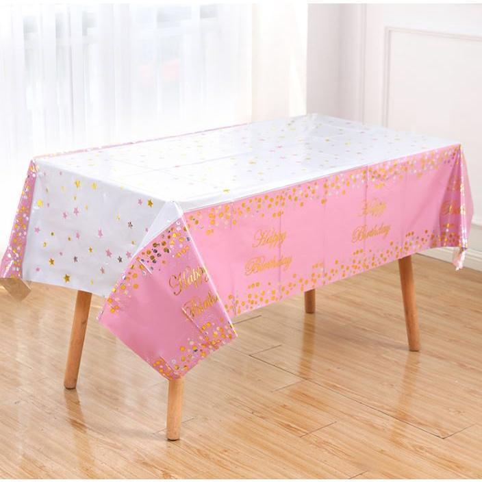 Bronzed aluminum film dot five disposable birthday star tablecloth birthday party decor tablecloth venue decor(1931L) - Image 10