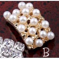 Rhinestone Jewelry Buckle Rhinestone Pearl Hair Accessories, Jewelry Headwear Material DIY-334 - Image 3