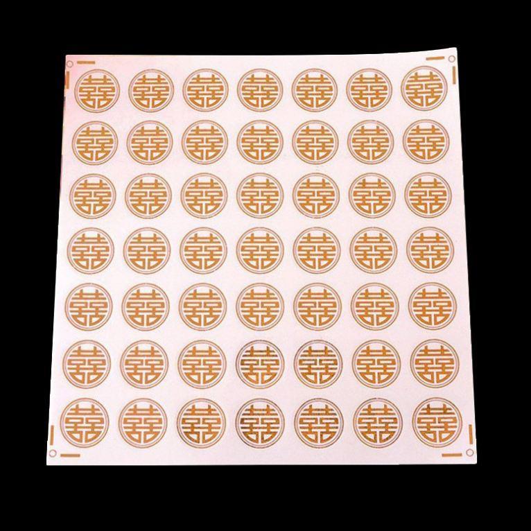Paper Sticker Happy word Wedding Decoration DIY Label Sticker Food-grade material Chinese sticker(698L) - Image 8