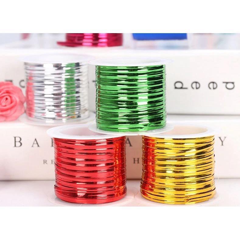 20Yard Twist Wire Tie Multicolor Gift Packaging Wrap Ribbon Rope Food Bread Bag Sealing Tying Twine for Home(1571L) - Image 2