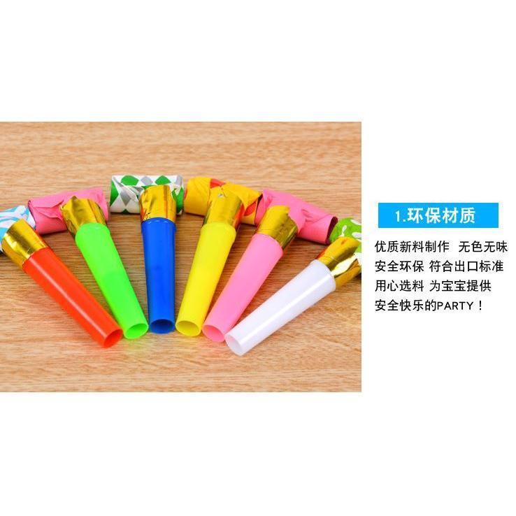 8pcs/lot Birthday Party Noise Makers Whistle Colorful Blowing Dragon Funny Blowout Party (346L) - Image 3