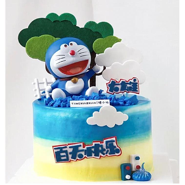 Doraemon Cake Topper Birthday Cake Decoration Party Wedding Dessert Decoration (978L) - Image 3