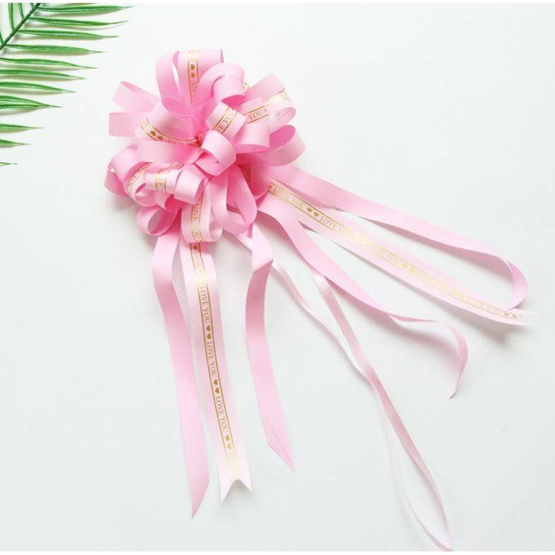 1pcs Pull Bow Ribbons Wedding Birthday Party Decor for Gift Packing Romantic Home Car Decoration(705L) - Image 3