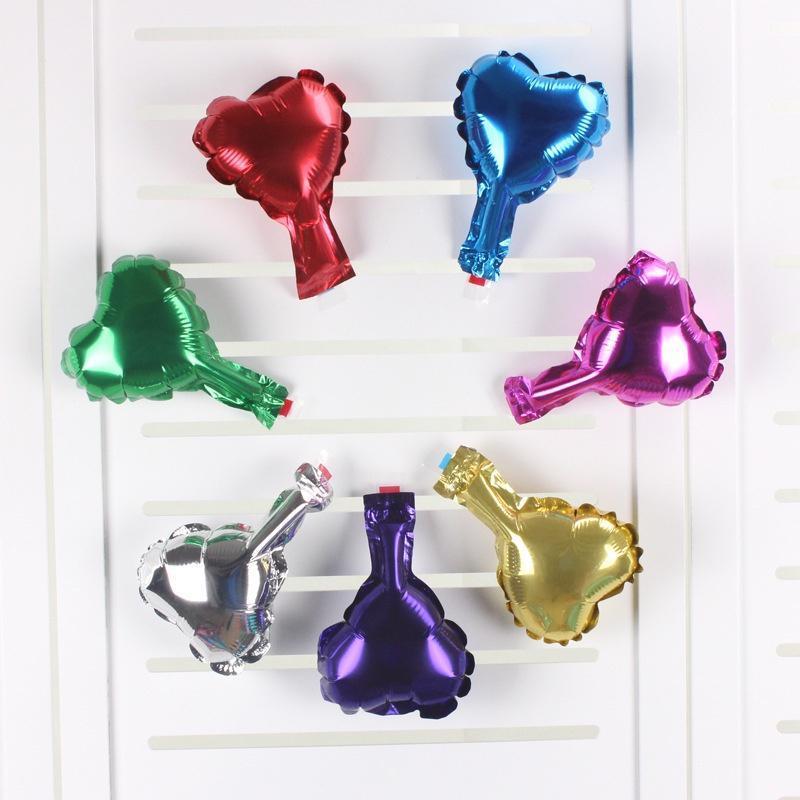 5 Inch Heart & Star Shape Foil Balloons Helium Air Ball For Wedding Birthday Party Decoration (294L) - Image 2