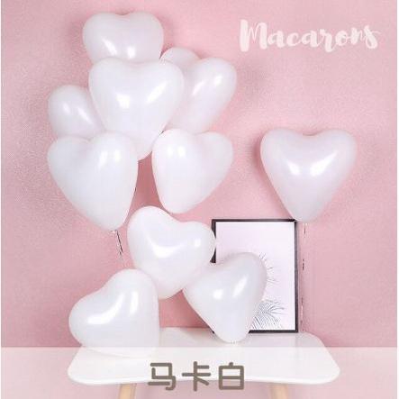10pcs Macarons10 inch thick 2.2g latex balloon birthday wedding heart-shaped party balloons 爱心形马卡龙 乳胶气球 (609L) - Image 12