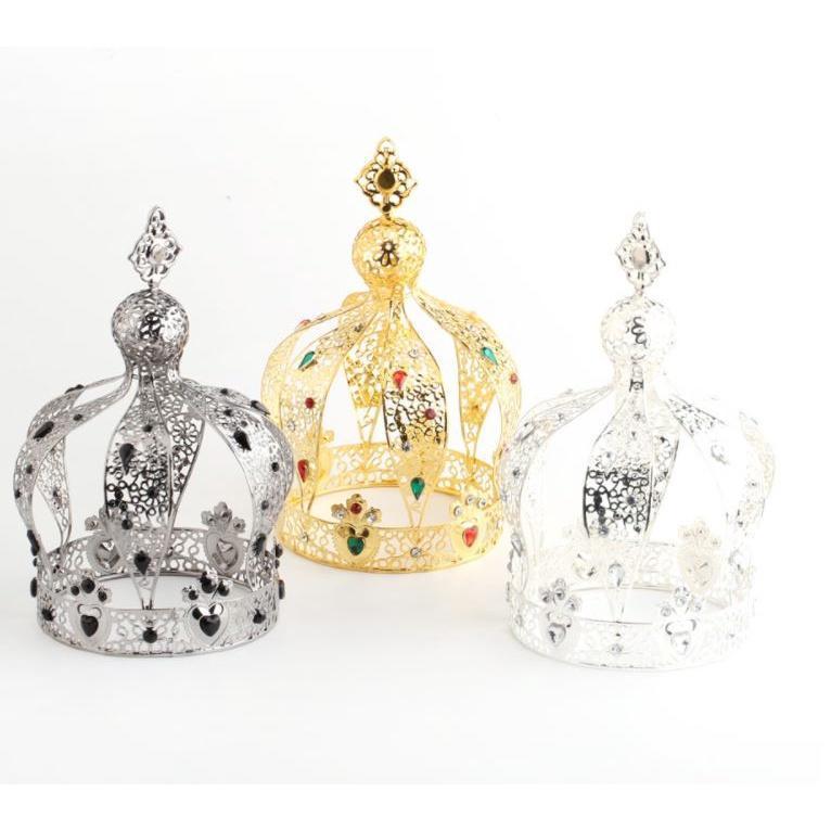 1pc Princess Crown Cake Topper Birthday Ornaments Headdress Crown Topper Cake Decoration For Birthday Party(1301L) - Image 5