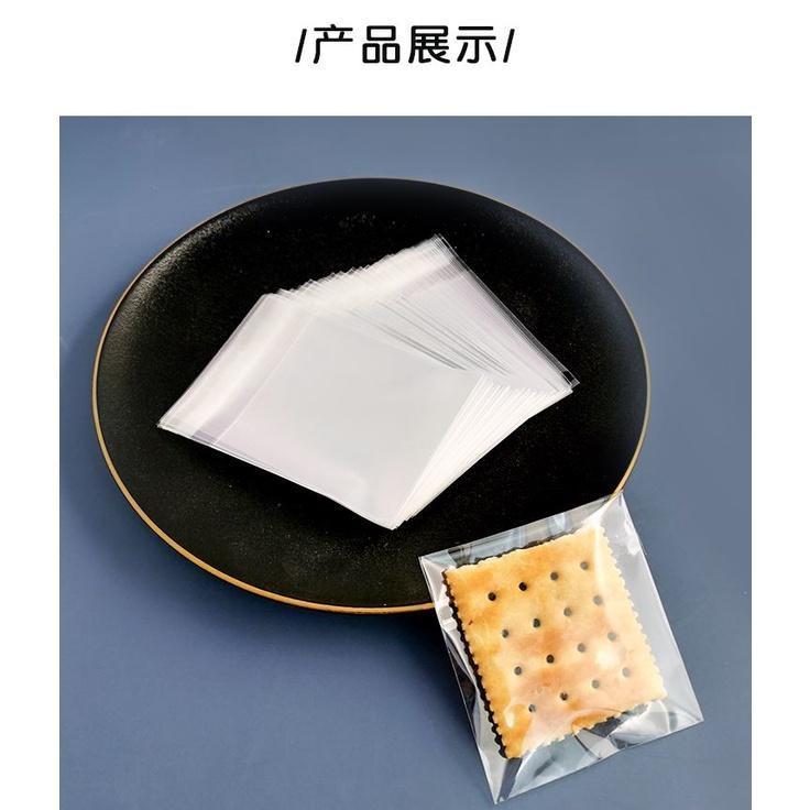 100pcs/lot 8 Size Transparent Cookie Packaging Bags Self-adhesive Plastic Biscuit Bag Wedding Candy Bags(1269L) - Image 6