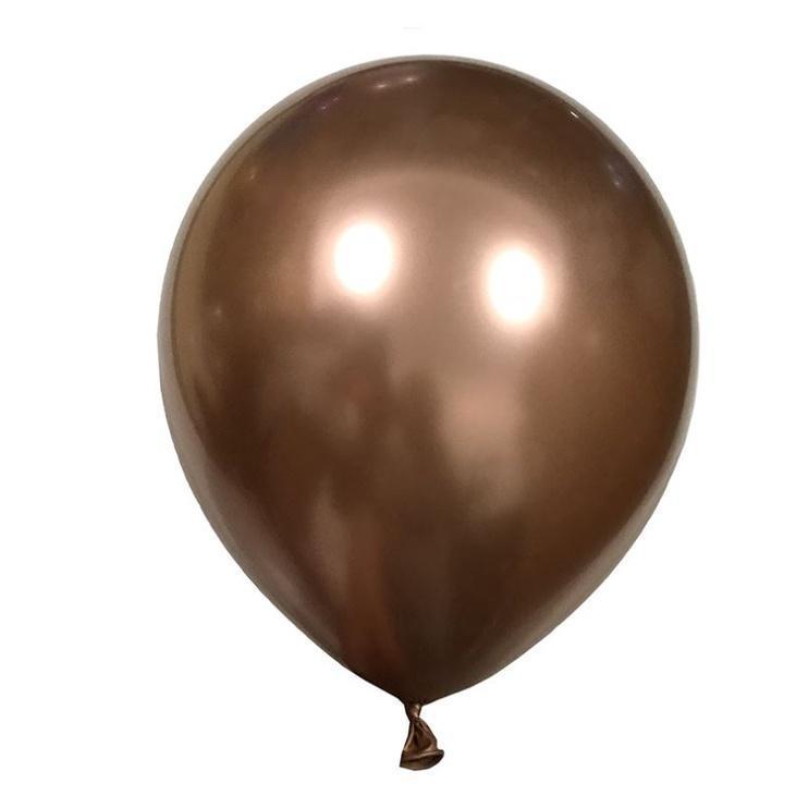 10pcs 12inch Glossy Metal Pearl Latex Balloons Rose Gold Thick Chrome Metallic Helium Air Balls Globos (1401L) - Image 10
