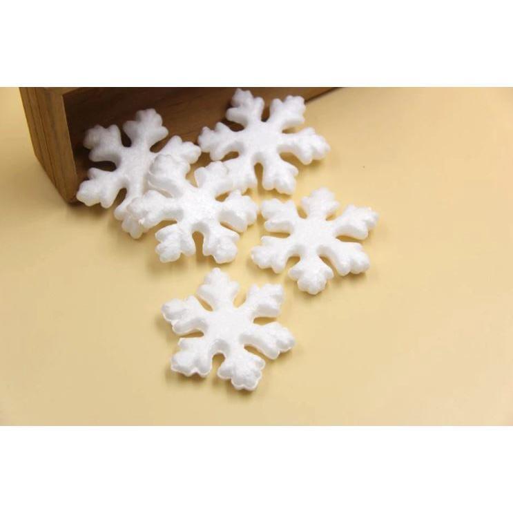 2pcs 75MM DIY Christmas Snowflakes Foam Snowflakes Ornaments For Home Decor Festival Christmas(1715L) - Image 5