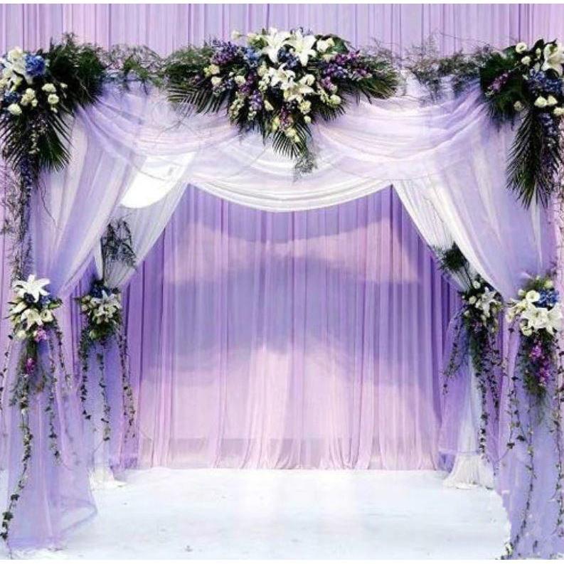 48cm 1yard sheer crystal organza tulle roll fabric for wedding party decoration organza chair sashes width 48cm(1005L)