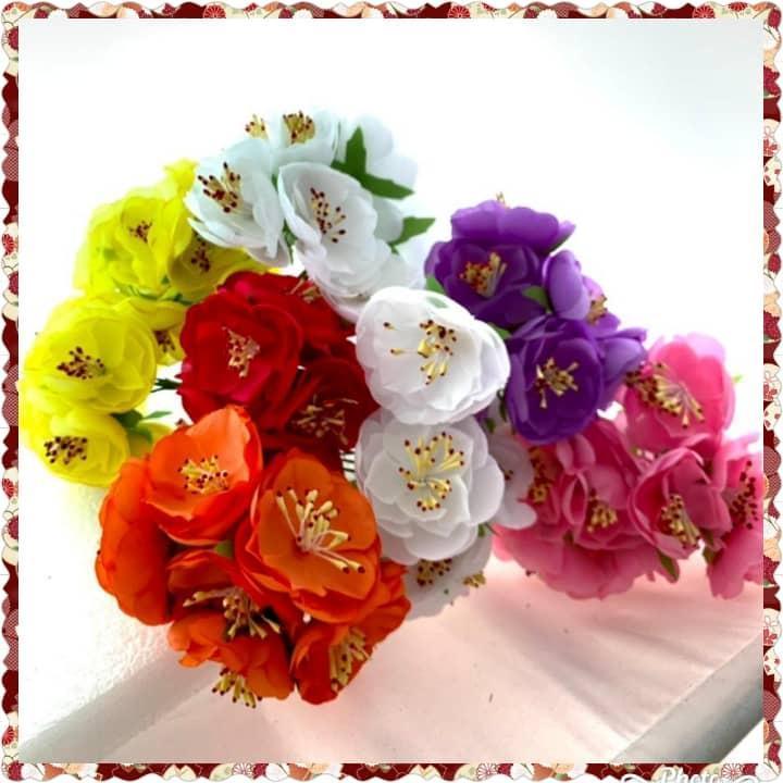 6pcs/lot Mini Silk Artificial Poppy Flower Bouquet For Wedding Decoration Diy Scrapbooking Handmade Garland Craft(1416L)