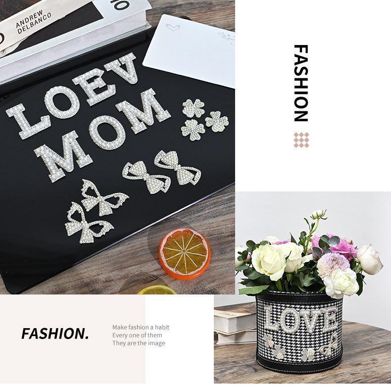 Cloth Lattice Flower fragrance flower packaging diy pearl accessories bouquet packaging material flower (1959L)