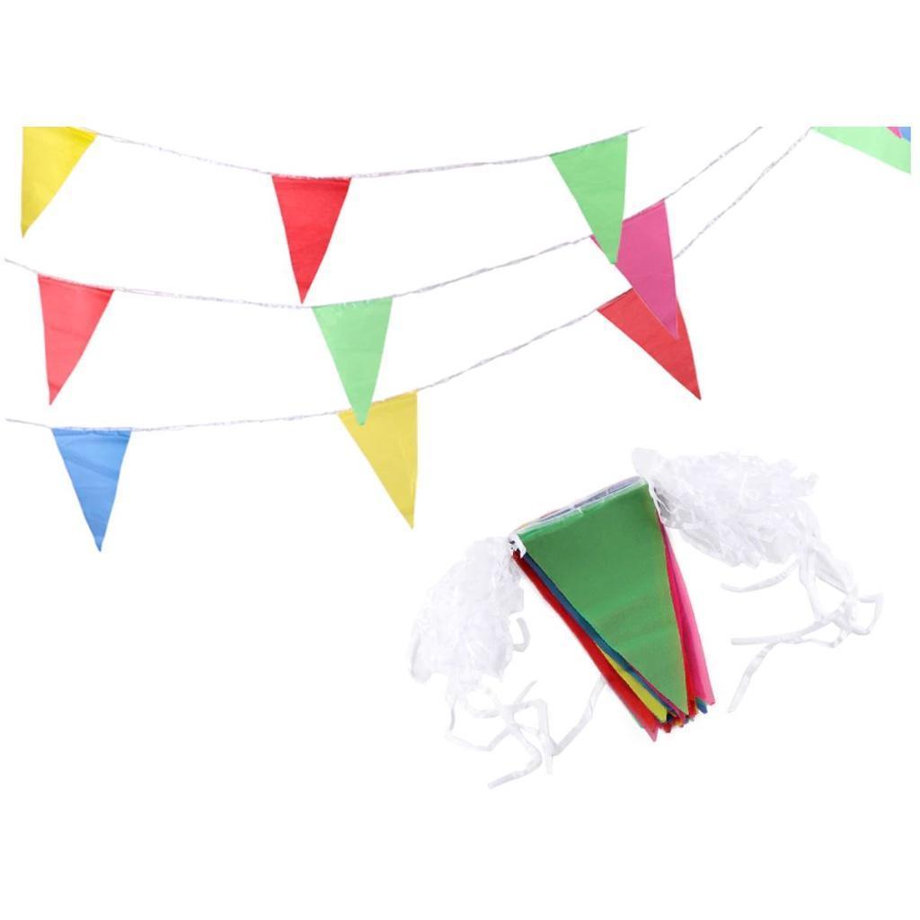 Wedding Festival Pennant String Banner Buntings Colorful Flag for Festival Party Holiday Decoration (655L) - Image 5