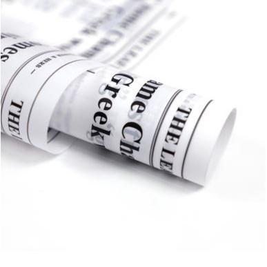 60*60cm Newspaper English Alphabet Waterproof Flower Wrapping Paper Bouquet Gift Crepe Paper Flower Packaging(1348L) - Image 14