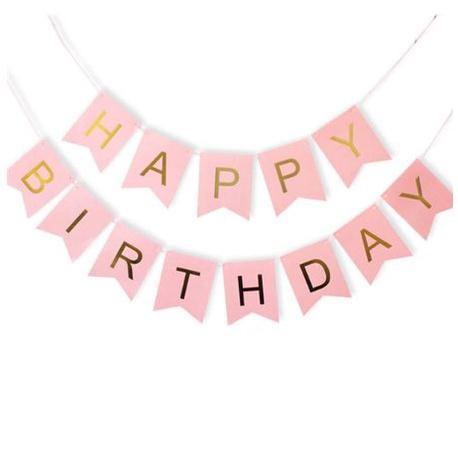 Paper Bunting Garland Banners Flags Happy Birthday Banner Boys Girl Baby Shower Birthday Party Decoration(692L) - Image 7