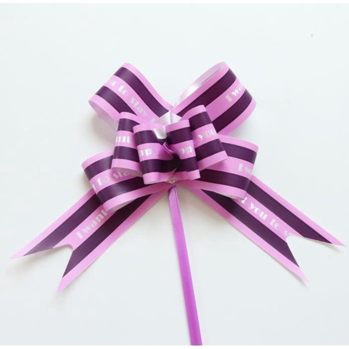2pcs Large Macarons Ribbon Flower Packaging Gift Bags Pumping Garland for Home Party Wedding Car Decor Festive(1620L) - Image 2