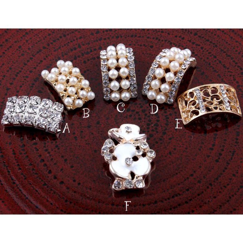 Rhinestone Jewelry Buckle Rhinestone Pearl Hair Accessories, Jewelry Headwear Material DIY-334