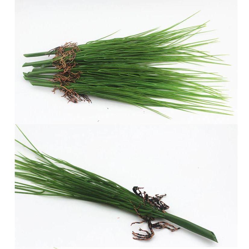 45cm Artificial Onion Straw Bundle Plastic Plant Branches And Leaves Wall Material Garden Home Potted Decoration (1284L) - Image 2