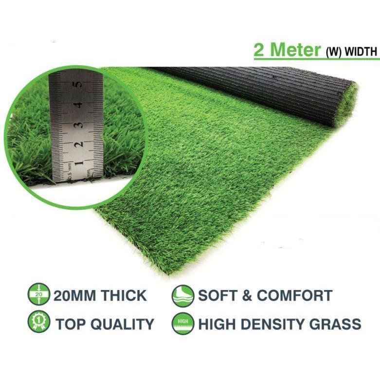 20mm Super Dense Artificial Turf Grass Mat Fake Synthetic Golf Garden Mat Starter Lawn Seed Landscape (1274L) - Image 5