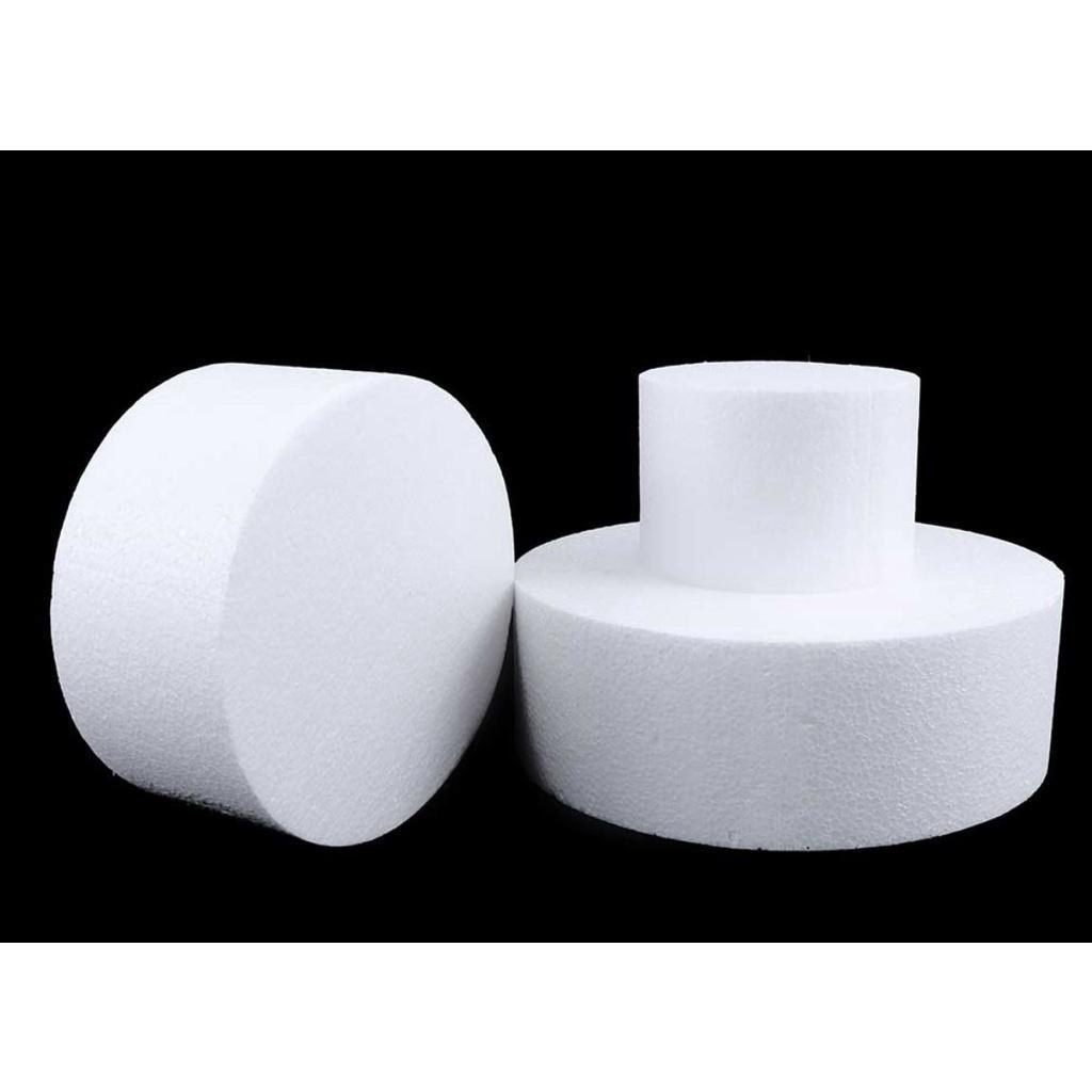 6inch 8inch Round Styrofoam Foam Cake Dummy Sugarcraft Flower Decor Patrice Model(1073L) - Image 2