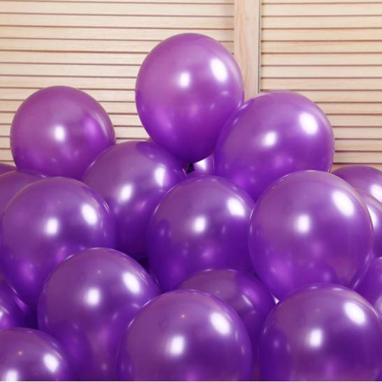100pcs/bag 10inch, Thick 1.2g Pearl Balloons For Birthday Party Supplies Wedding (459L) - Image 3