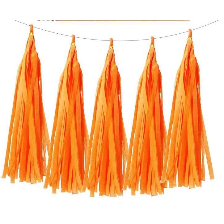 5pcs/bag 14inch Tissue Paper/Foil Tassel DIY Set Garland Ribbon Balloons Baby Shower Birthdays Party Wedding Decor(528L) - Image 15