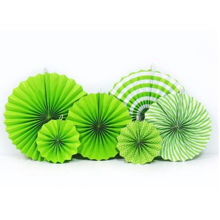 Birthday party paper flower ball paper fan set birthday pull flag party activity(302L) - Image 11