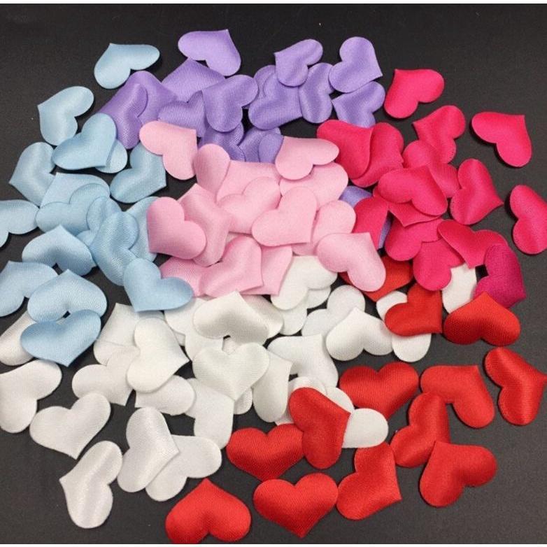 3.3cm/3.8cm/5cm Sponge Love Peach Heart Confetti Heart Shaped Confetti Wedding Fake Petals Sprinkle Flowers Decor(716L) - Image 2