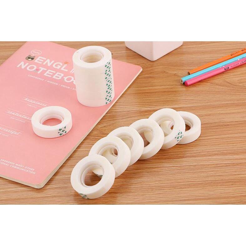 1roll White Invisible Tape 1.2cmx25M Creative Small Transparent Scrub Sticker Pocket Book Tool Students Paste (1671L) - Image 8