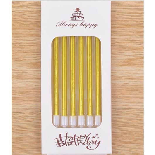 6 pcs/lot long pencil cake candle safe flames smokeless kids birthday party wedding cake candle(351L) - Image 3