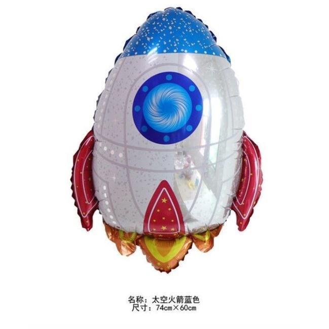 3D Astronaut Rocket Balloon Universe Outer Space Theme Birthday Party Decor Foil Balloons UFO Spaceship Balloon(428L) - Image 8