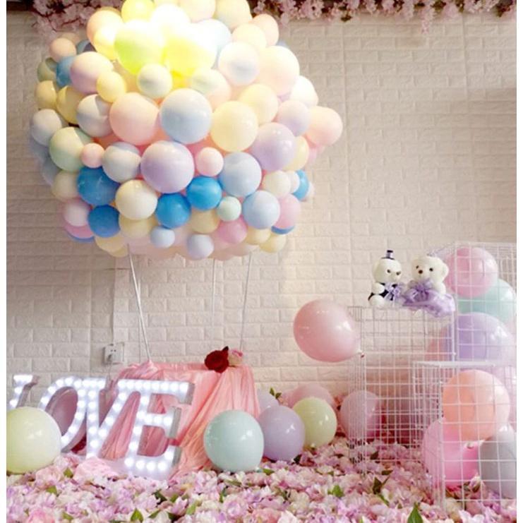 200pcs 5 Inch Macarons Color Pastel Candy Balloons Latex Round Helium Baloons For Birthday(449L) - Image 2