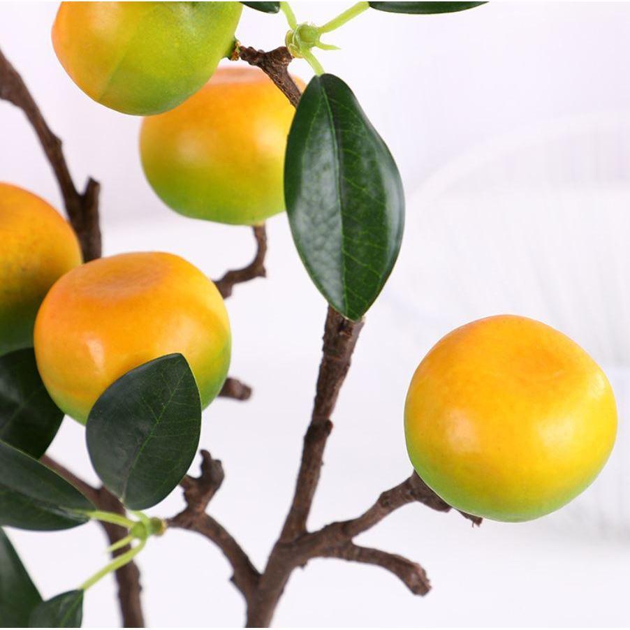 Simulation orange tree new year festival flower fruit food shooting background prop holiday gifts guest plant (1178L) - Image 2