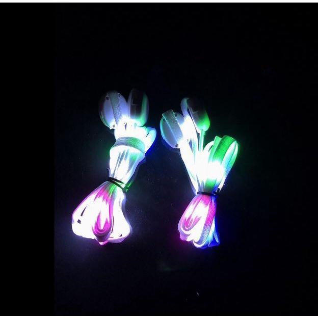 LED Sport Shoe Laces Luminous Shoelaces Glow Shoe Strings Round Flash Light Shoelaces No Tie Lazy Shoe Laces(1901L) - Image 6