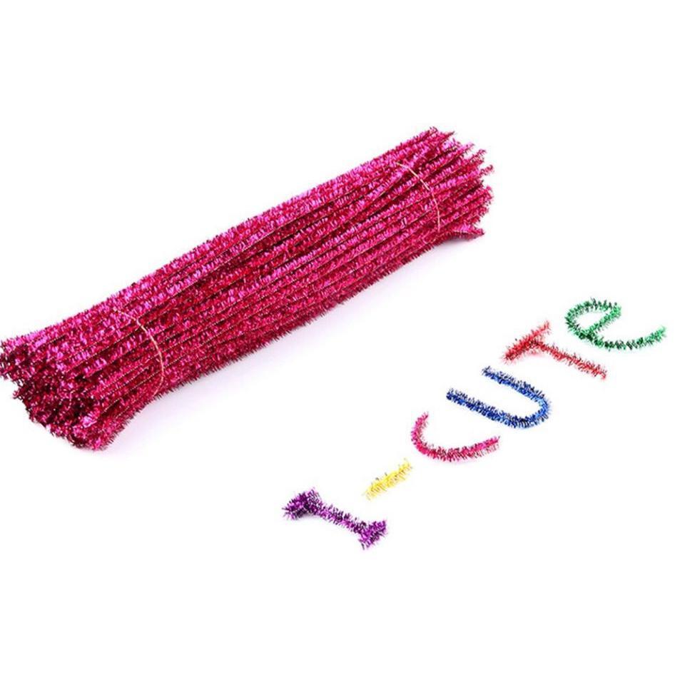 10pcs/pack DIY Twisting Bar Glitter Tops Glitter Hairy Glitter Twist Stick Christmas Decoration Accessories (273L) - Image 16